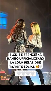 Finalmente é ufficiale la coppia Elodie e Francesca 👀🥹🤍 #elodie #franceska #cronaca