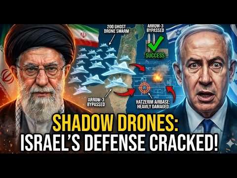 Iran Just Bypassed Israel's "Arrow-3" System: 100 Ghost Drones Just Vaporized the Hatzerim Airbase