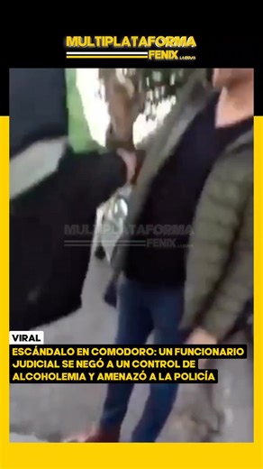 🚨 Escándalo en Comodoro: un funcionario judicial se negó a un control de alcoholemia y amenazó a la Policía. 👉 “Los voy a dejar sin trabajo”, advirtió el ayudante de fiscal de Caleta Olivia.