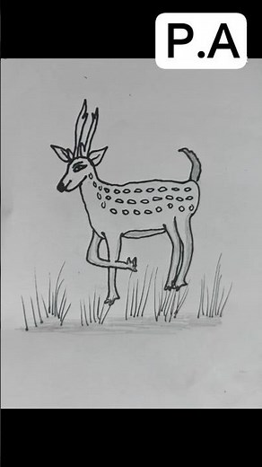 dear easy drawing.#trending #drawing #art #sketch