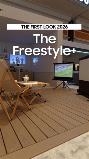 Projection adapts the moment you set it down. The Freestyle uses AI to automatically correct shape, avoid obstacles, and optimize image quality. Just place it everything else adjusts. Register your interest for a chance to win a Samsung AI appliance worth up to ₱52,999 at http://smsng.co/62062CqAno Terms and conditions apply. Promo runs from January 2 - 22, 2026 only. DTI Fair Trade Permit No. FTEB-245240 Series of 2025 #TheFirstLook2026 #TheFreestyle #SamsungVisionAI #SamsungTV