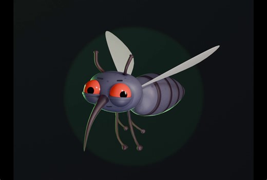 Mosquito Animated Character