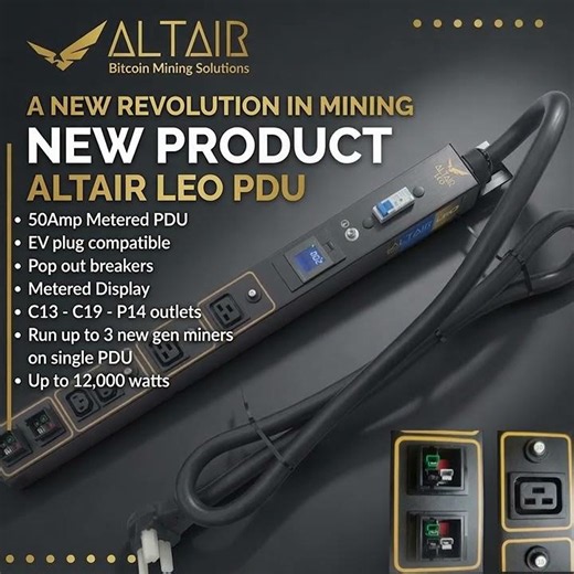 Altair Tech LEO 50A Metered PDU Is Here