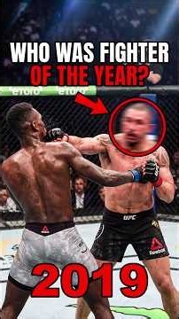 Who Was The Fighter Of The Year From The Very Start?😳