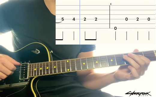 Cyberpunk 2077 - Kerry’s Song (guitar cover with Tab) easy version