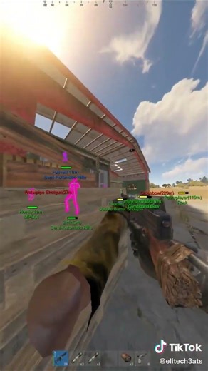 Crazy wipe in rust Cheat link in bio #cheats #cheating