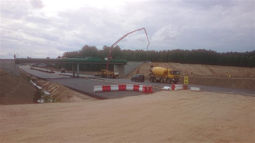 Droga S19. Budowa odcinka Kuźnica-Sokółka. Prawdopodobnie w tym roku nie uda się zakończyć prac