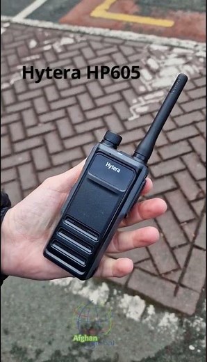 Nothing can interfere with this radio model: Hytera HP605 📡