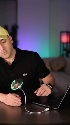 How this Cool Neon Clock Fan work?