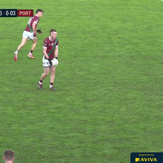 A vital two-pointer for Colm Murphy! What a second-half we have in store with the wind in the sails of Portarlington 🔥 Watch the Leinster SFC semi-final LIVE on #ClubberTV 📺 | Clubber