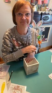 Here is a simple decorative Spring box using a wooden box from the wedding section in Hobby Lobby and rub on transfers from Amazon. I will post the link for the decals in the comments.🥰🥰 | The Crafty Decorator