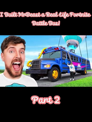 Building a Real Life Fortnite Battle Bus for MrBeast