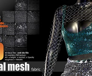 ArtStation - METAL MESH FABRIC | Resources