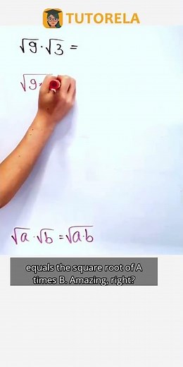 Multiply Square Roots: Solving √9 × √3 Made Easy #Math #RulesOfRoots #ProductPropertyOfSquareRoots