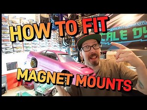 HOW TO INSTALL RC CAR BODY MAGNET STEALTH MOUNTS