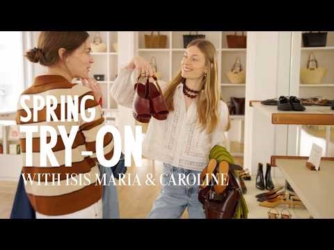 Spring Try-On with Isis Maria & Caroline I Sézane