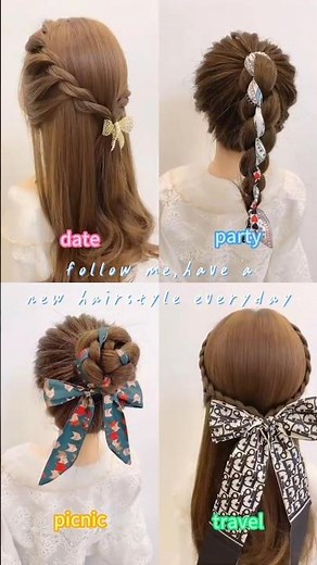 4 Stunning Hairstyles - Vote for Your Favorite Look! 💇‍♀️#shorts