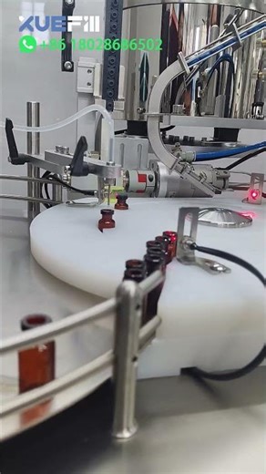 Automatic Benchtop Vial Liquid Filling and Capping Production Line with Peristaltic Pump
