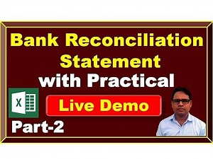 BRS Live Demo with Practical | How to Make Bank Reconciliation Statement with Practical