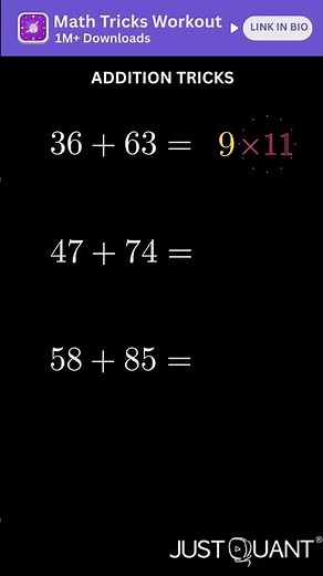 Math Tricks - Addition Tricks - Mental Math Hacks - Quick Math Tricks - Easy Maths #mathtricks
