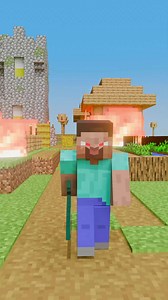 Minecraft Evil Steve versus Iron Golem Satisfying 3D Simulation