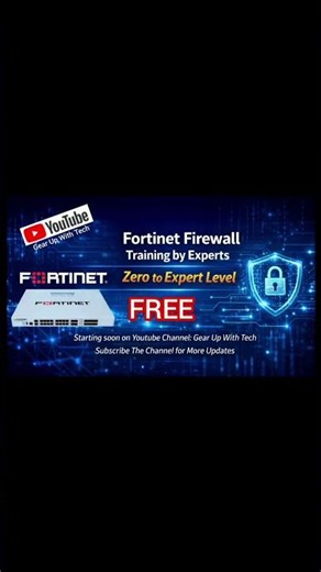 Fortinet Firewall Training #firewall #networking #cybersecurity