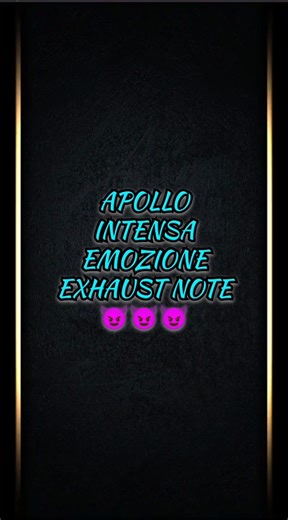 Apollo Intensa Emozione – The Most Insane V12 Ever😈😈 #apolloie #like #share #comment #subscribe