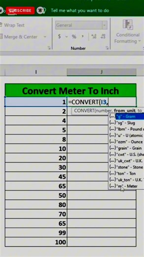 Units converting #excel #excelshortcuts #dataextractor #exceltips #exceltricks #excelcourse