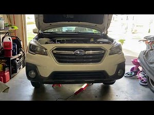2018 Subaru Outback 2.5 Synthetic Oil Change with Fumoto valve.