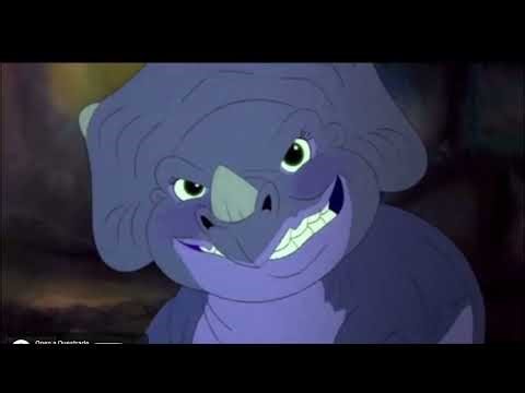 Land Before time in reverse without sound