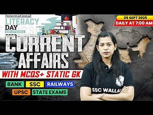 Current Affairs Today | 09 September Current Affairs 2025 | Daily Current Affairs | By Krati Mam
