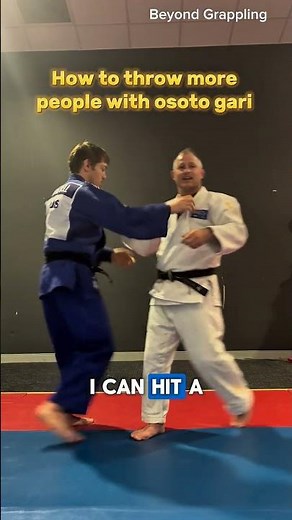 How to throw with Osoto gari more often #judo #osotogari