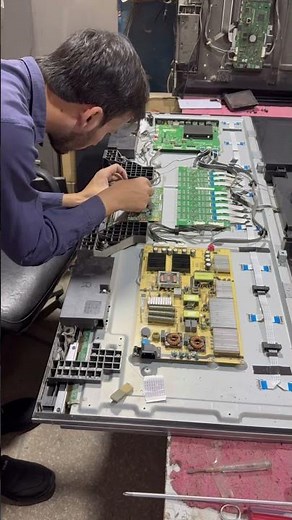 TCL 55c825 Screen lines repair #samsungsmarttv #smarttv #tv