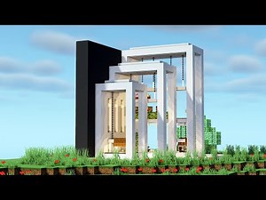 Minecraft | How To Build a 3-Rectangle Modern House 如何建造長方形現代房屋 #43