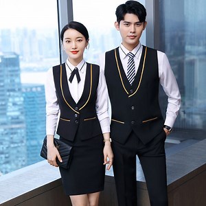 [Hot Item] High Quality Doorman Receptionist Waiter Hotel Receptionist Uniform