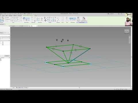 Revit - Space Frame Model by using Generic Model Patern Based