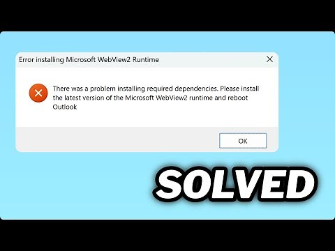 (FIXED) WebView2 runtime error in Outlook