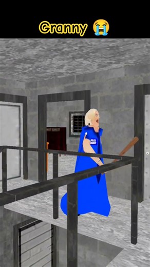 "Granny Police Locked Every Door! 🚓😨" #shorts #granny