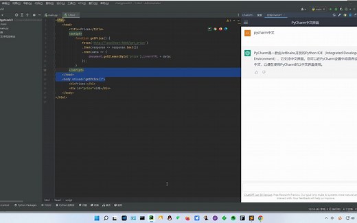 pycharm安装和使用chatgpt插件