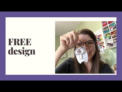 In the hoop hand sanitizer holder | Free design!