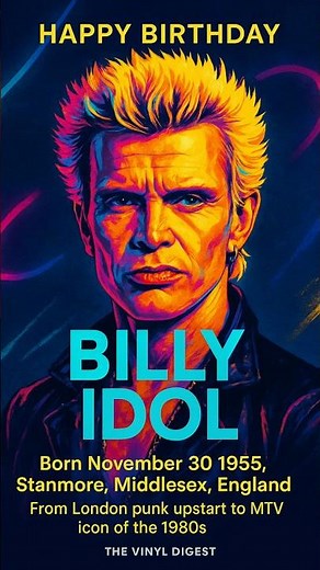 Billy Idol Rock Icon Birthday Celebration