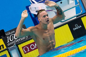 Watch 50 Free Final: Dressel Swims Fastest Textile Ever, 21.15 (Race Video)