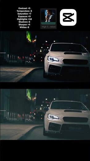 Color Grading Tutorial: Cinematic Night Car Look | CapCut