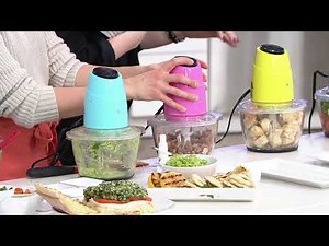 Cook's Essentials 5-Cup Glass Bowl Chopper with Gift Box on QVC