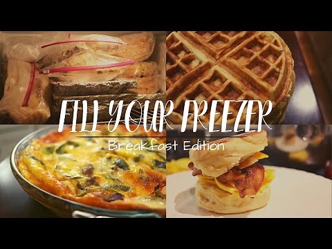 Batch cooking FREEZER MEALS from Scratch | Easy and Quick Breakfasts