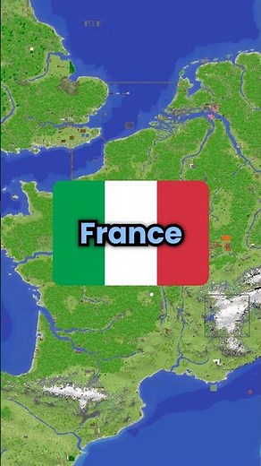 Why is everyone Living in France on the Public Minecraft Earth SMP server #minecraftserver