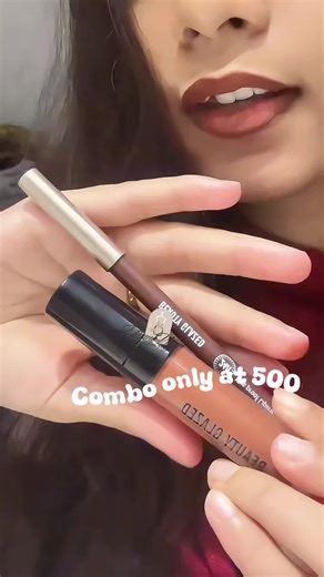 Perfect Dark Brown and Cinnamon Lip Combo