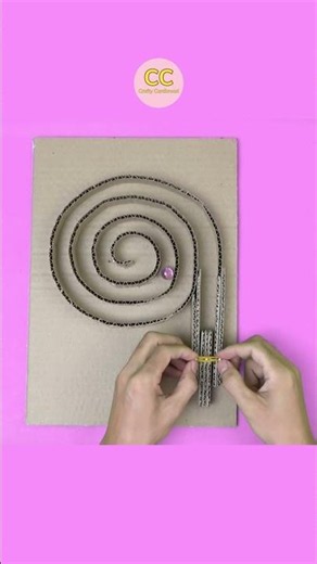 This Cardboard Marble Game Will Hypnotize You! 🌀🔮 #shorts