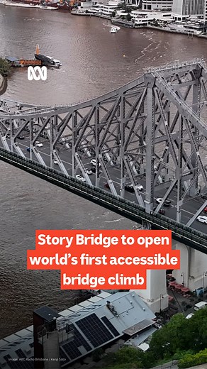 Brisbane is about to make history! 😃 The Story Bridge Adventure Climb is paving the way for accessible tourism by opening the world’s first accessible bridge climb from Howard Smith Wharves. 🌉 People with accessibility requirements, including wheelchair users, will now be able to experience the thrill of climbing Brisbane’s iconic Story Bridge in a new motorised stair climber chair customised specifically for scaling the Story Bridge. #ABCRadioBrisbane #ABCNewsQld #StoryBridge #StoryBridgeClim