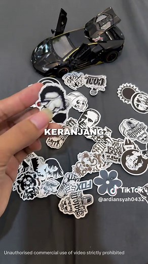 Stiker Hitam Putih Murah untuk Tahun Aesthetic